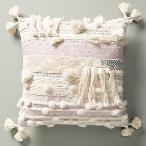 NWT Anthropologie All Roads Winter Sunset Pillow